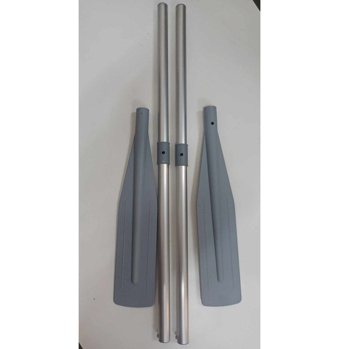 Jointed Anodised Aluminium Oars with Pin Style Retaining Hole - 160cm - Clearance